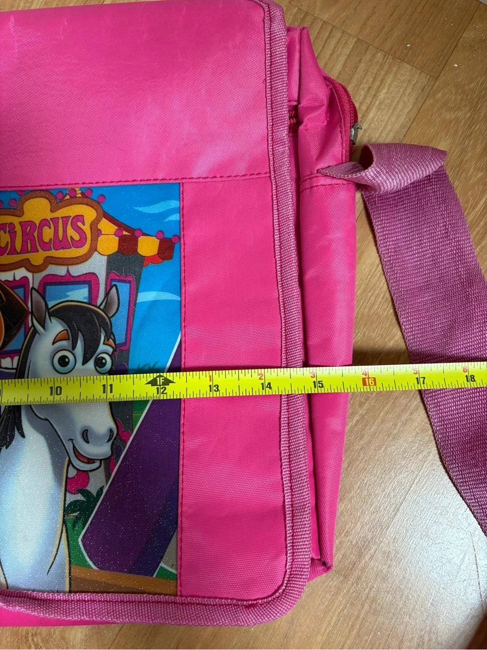 Dora the Explorer Circus themed Pink Kids Messenger Bag